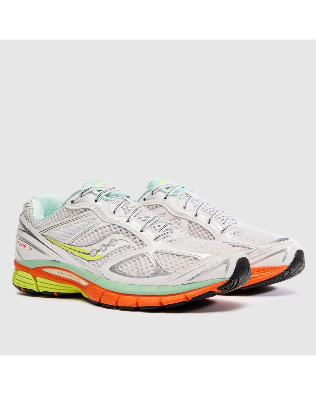 Saucony White Guide 7 Trainers for men