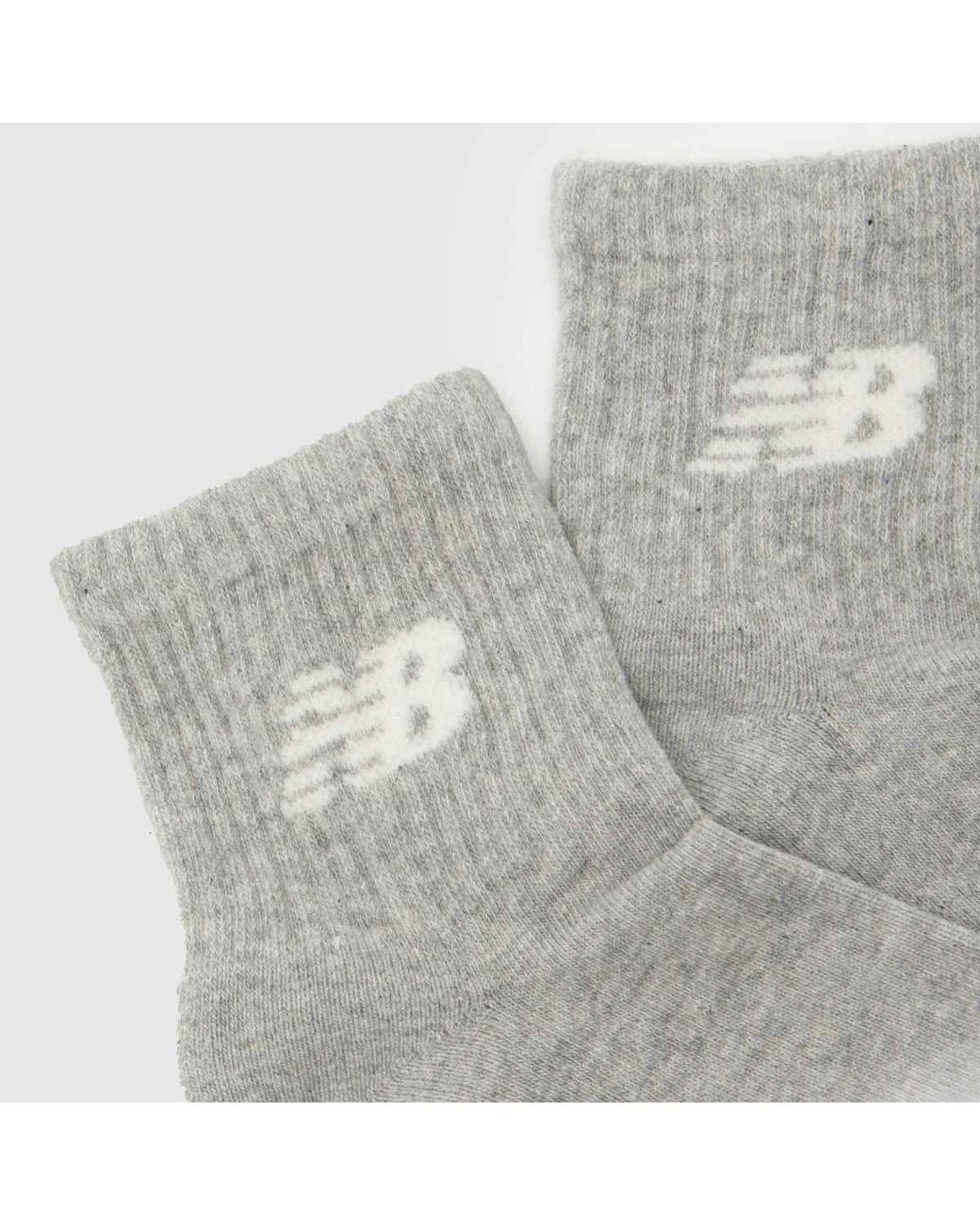 New Balance White Everyday Ankle Sock 6 Pk