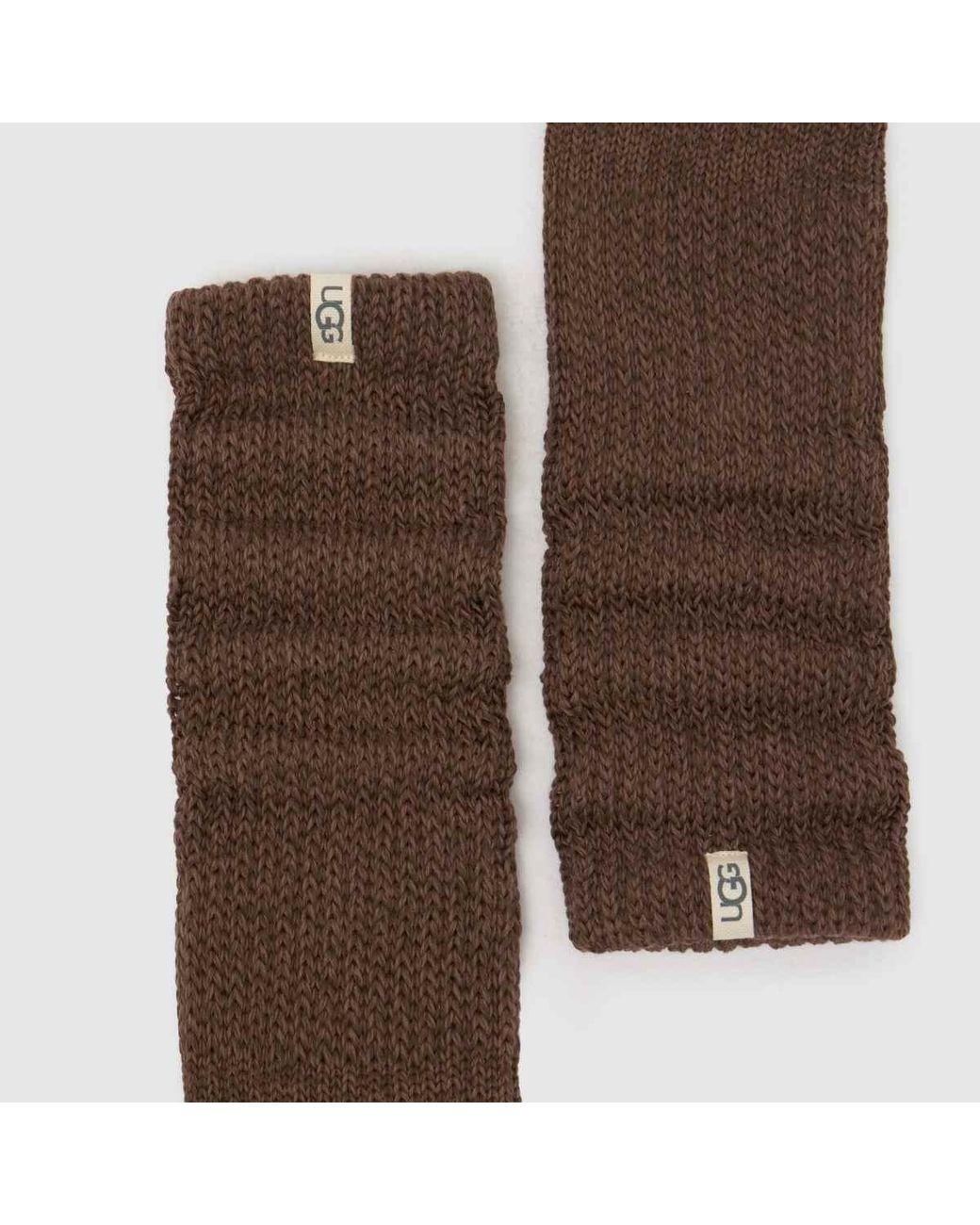 Ugg Brown Tyla Slouchy Crew Ii Sock