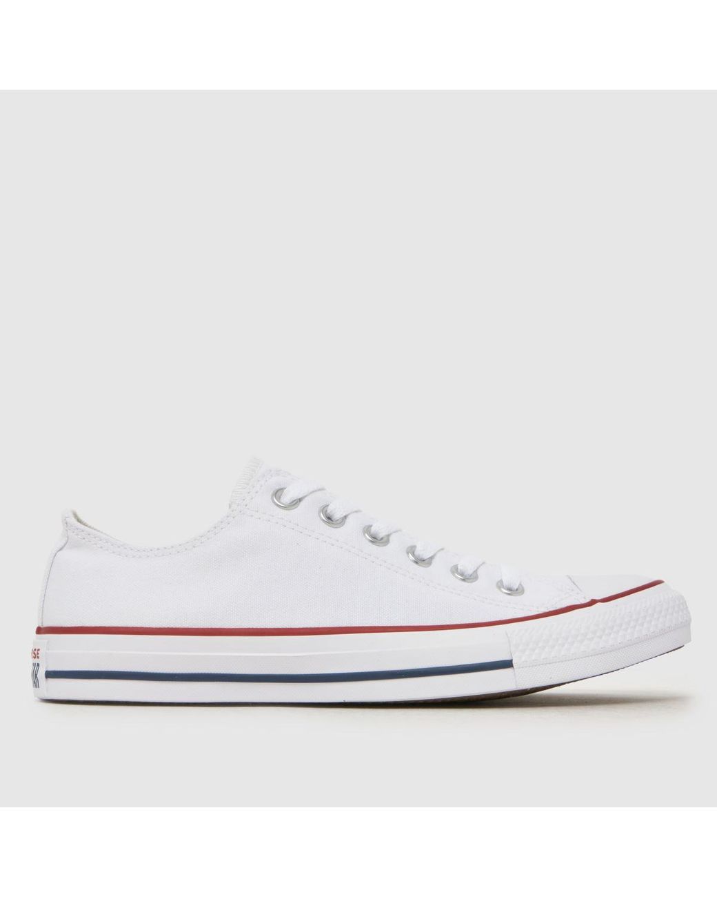 Converse White All Star Ox Trainers
