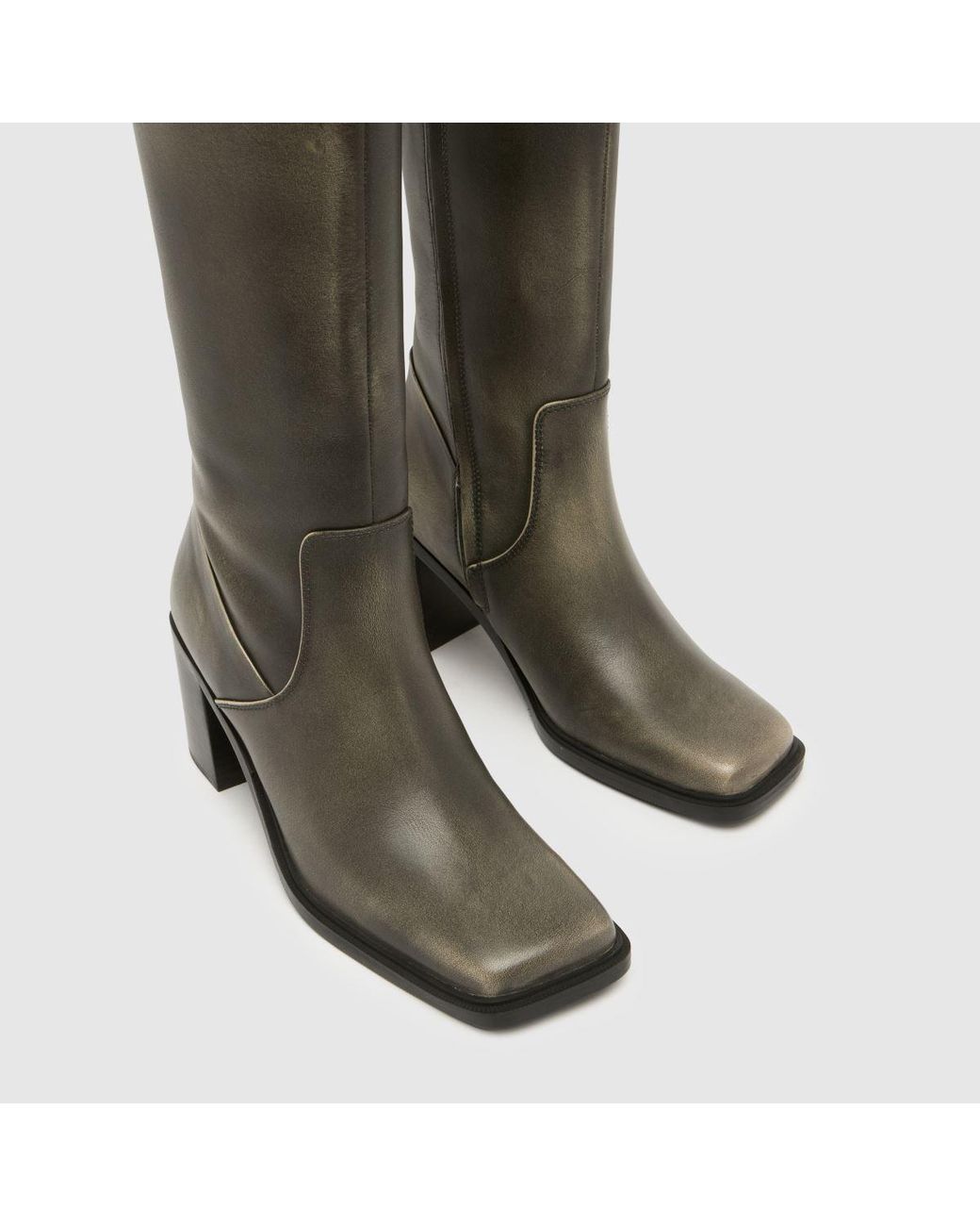 Schuh Green Delight Leather Knee Boots