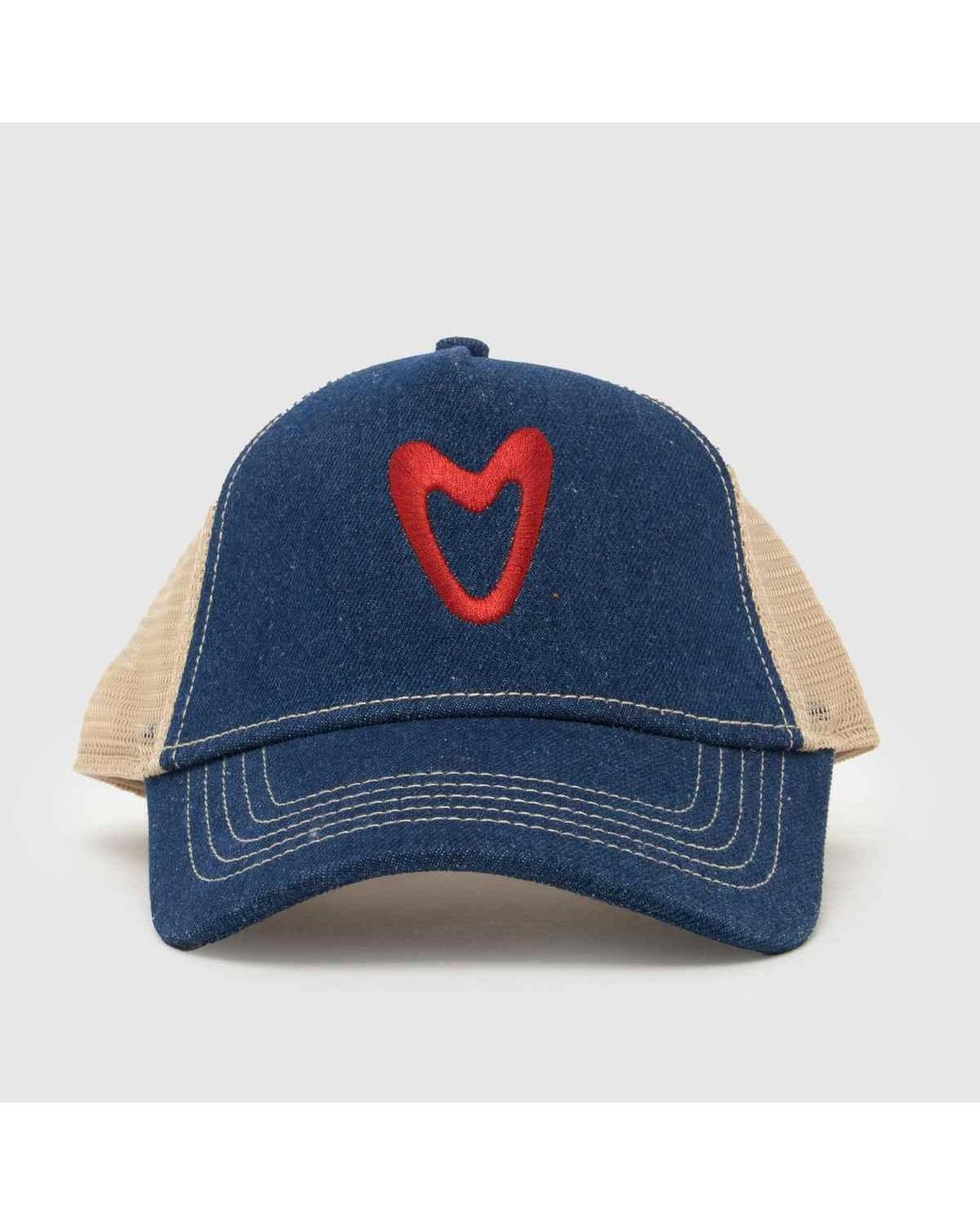 Von Dutch Blue Denim & Heart Cap