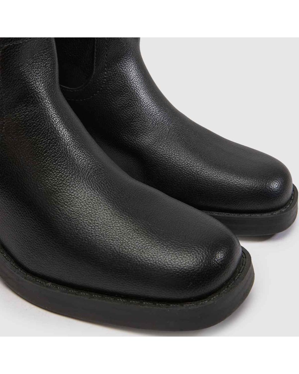 Schuh Black Denmark Pull On Knee Boots