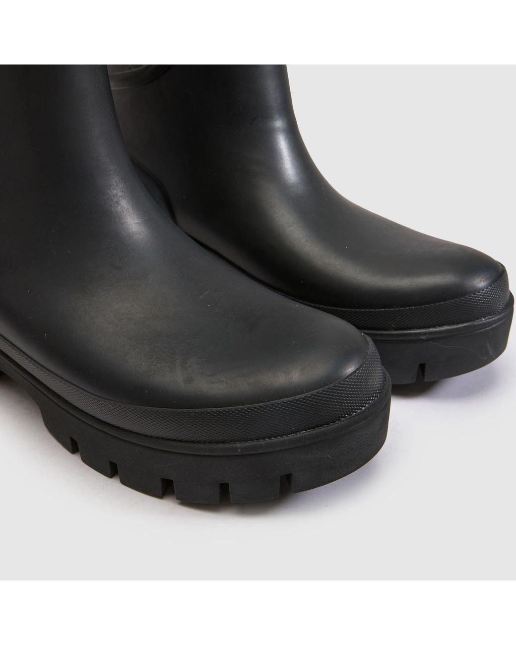 Barbour Black Leighton Tall Welly Boots