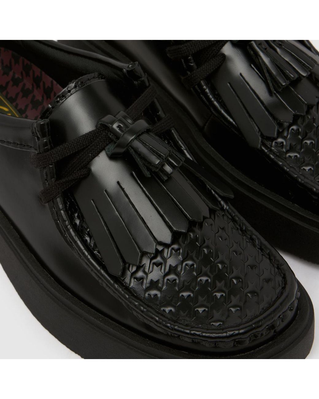 Clarks Black Torview Embossed Flats