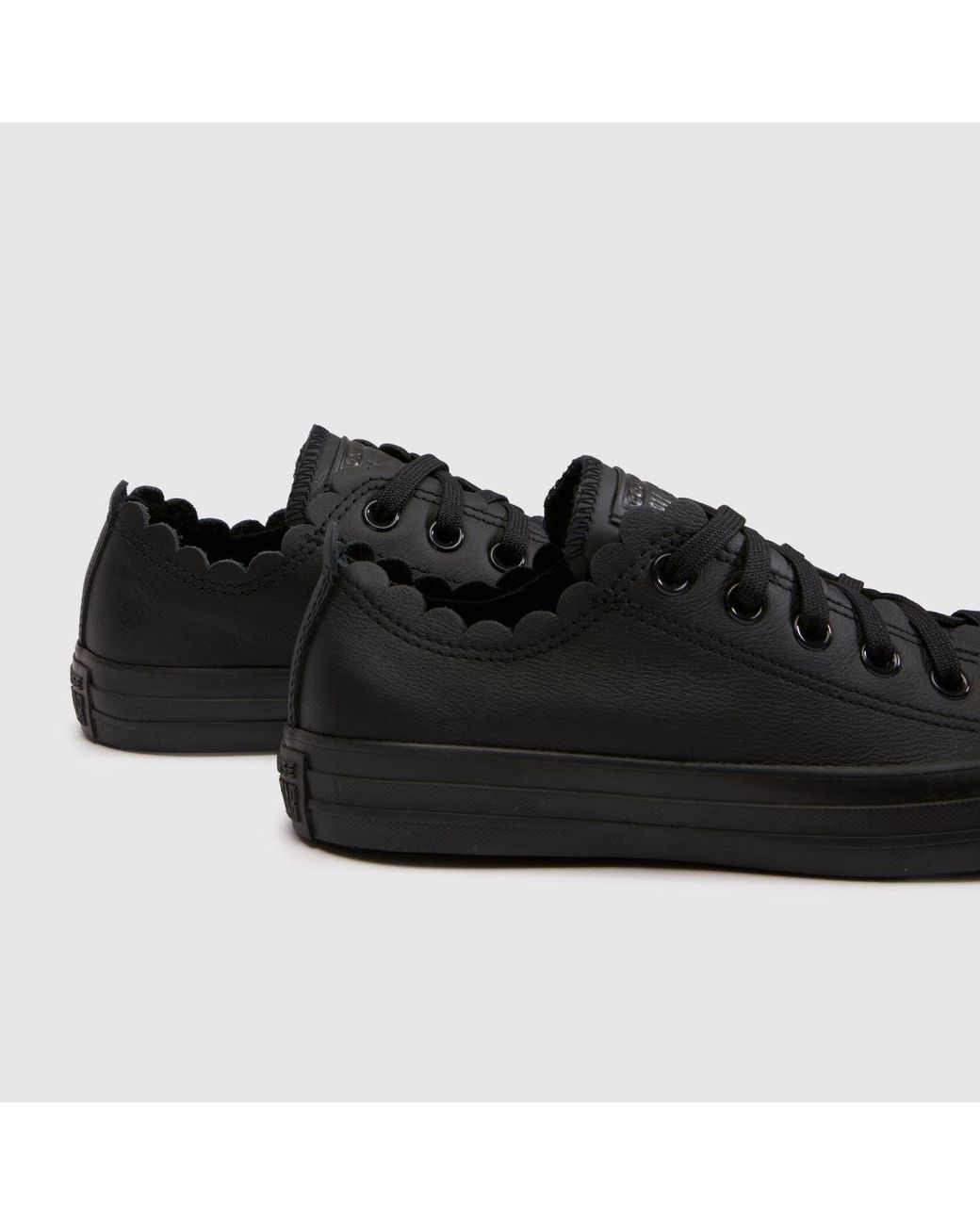 Converse Black All Star Ox Trainers