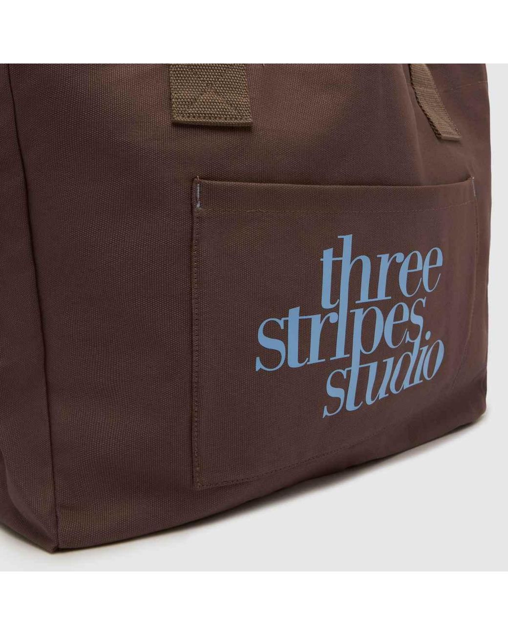 Adidas Brown Three Stripes Studio Tote