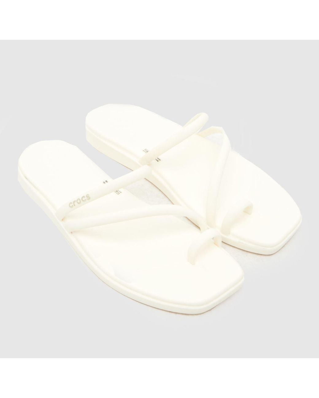 CROCSTM White Miami Toe Loop Sandals