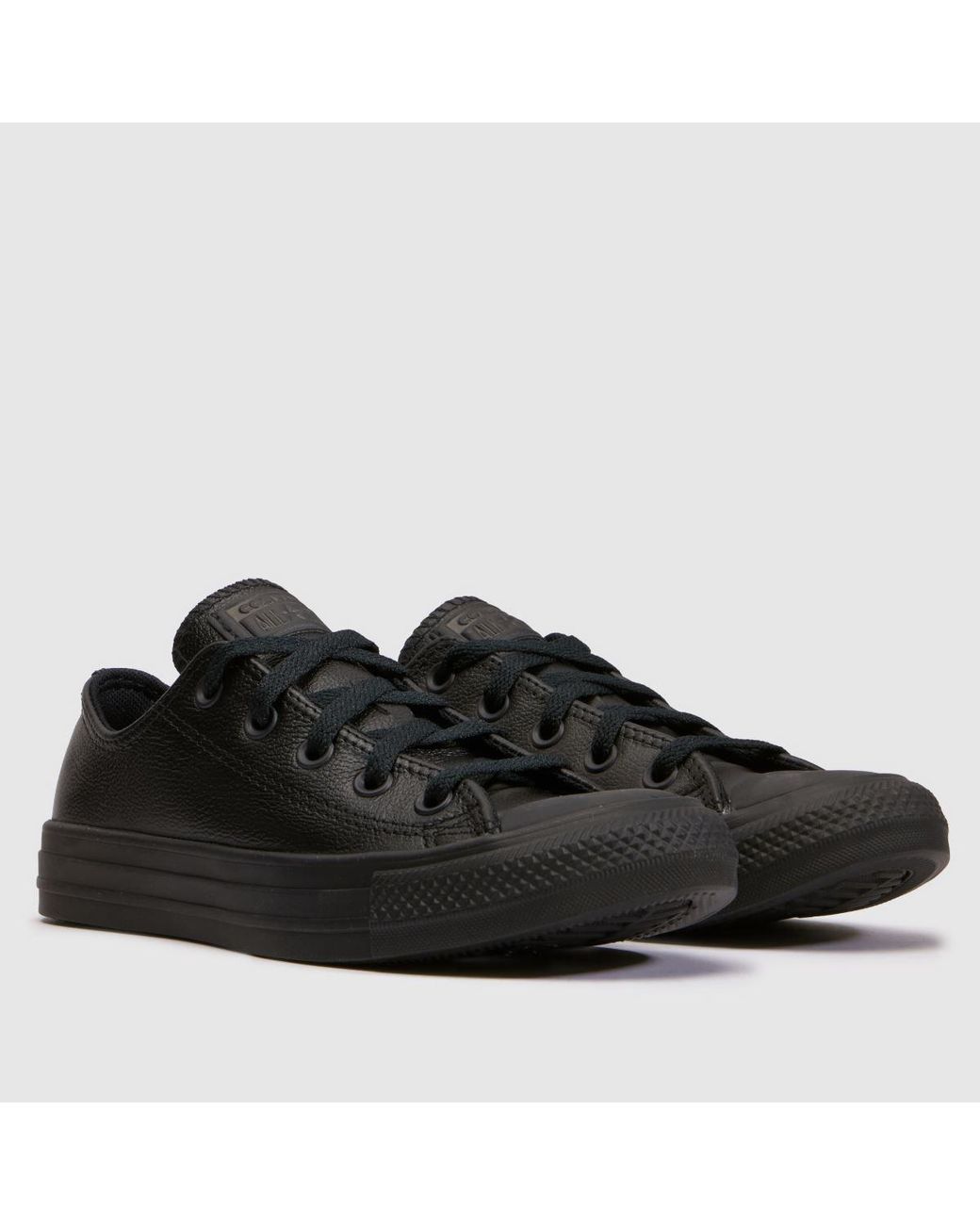 Converse Black All Star Mono Ox Trainers