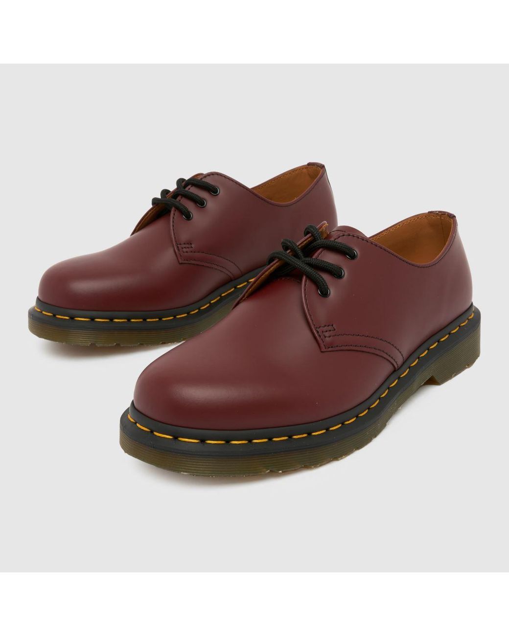 Dr. Martens Brown Dr Martens 1461 Flats
