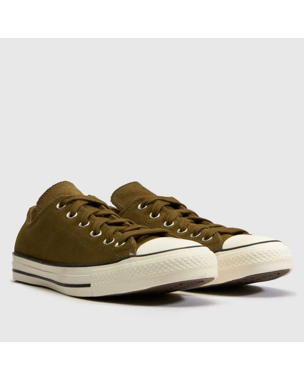 Converse Green All Star Ox Double Tongue Trainers for men