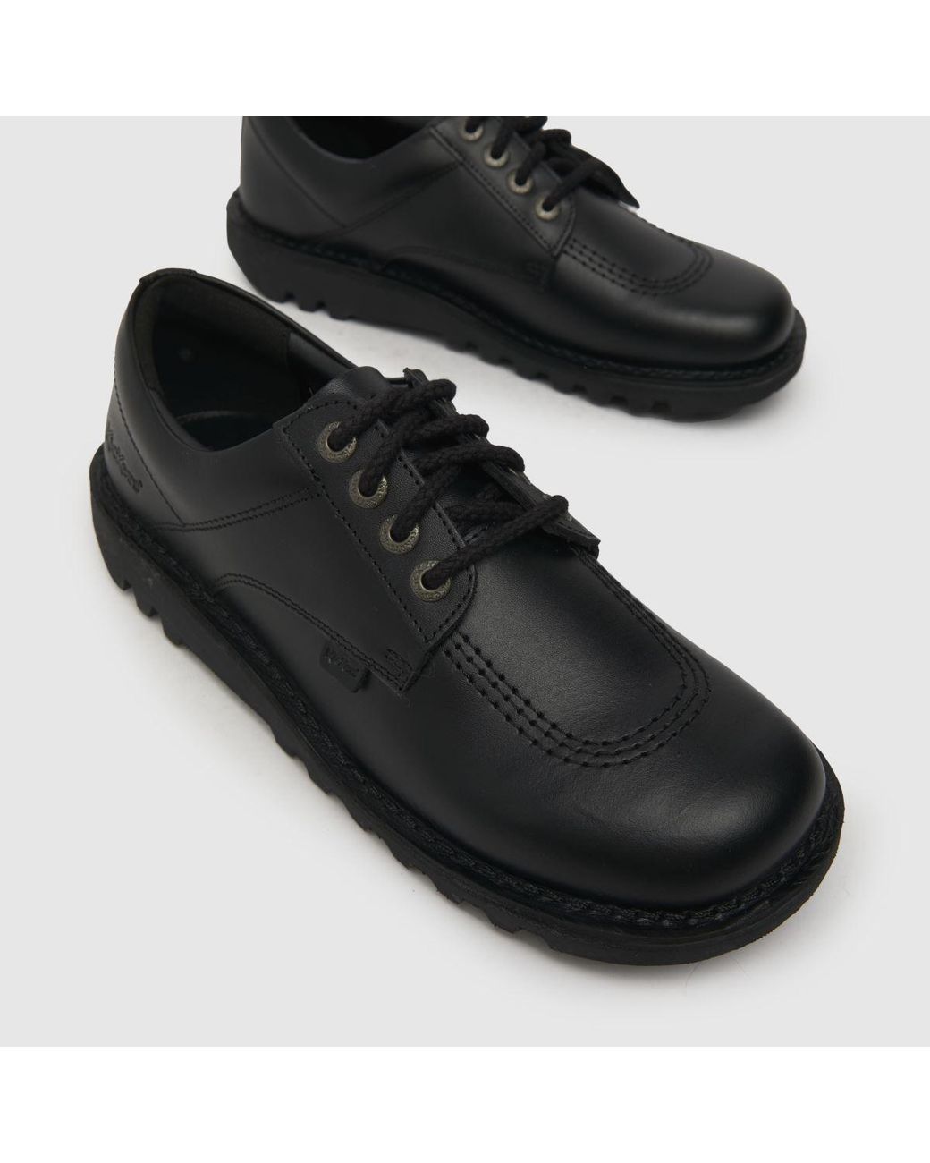 Kickers Black Kick Lo Mono Flat Shoes