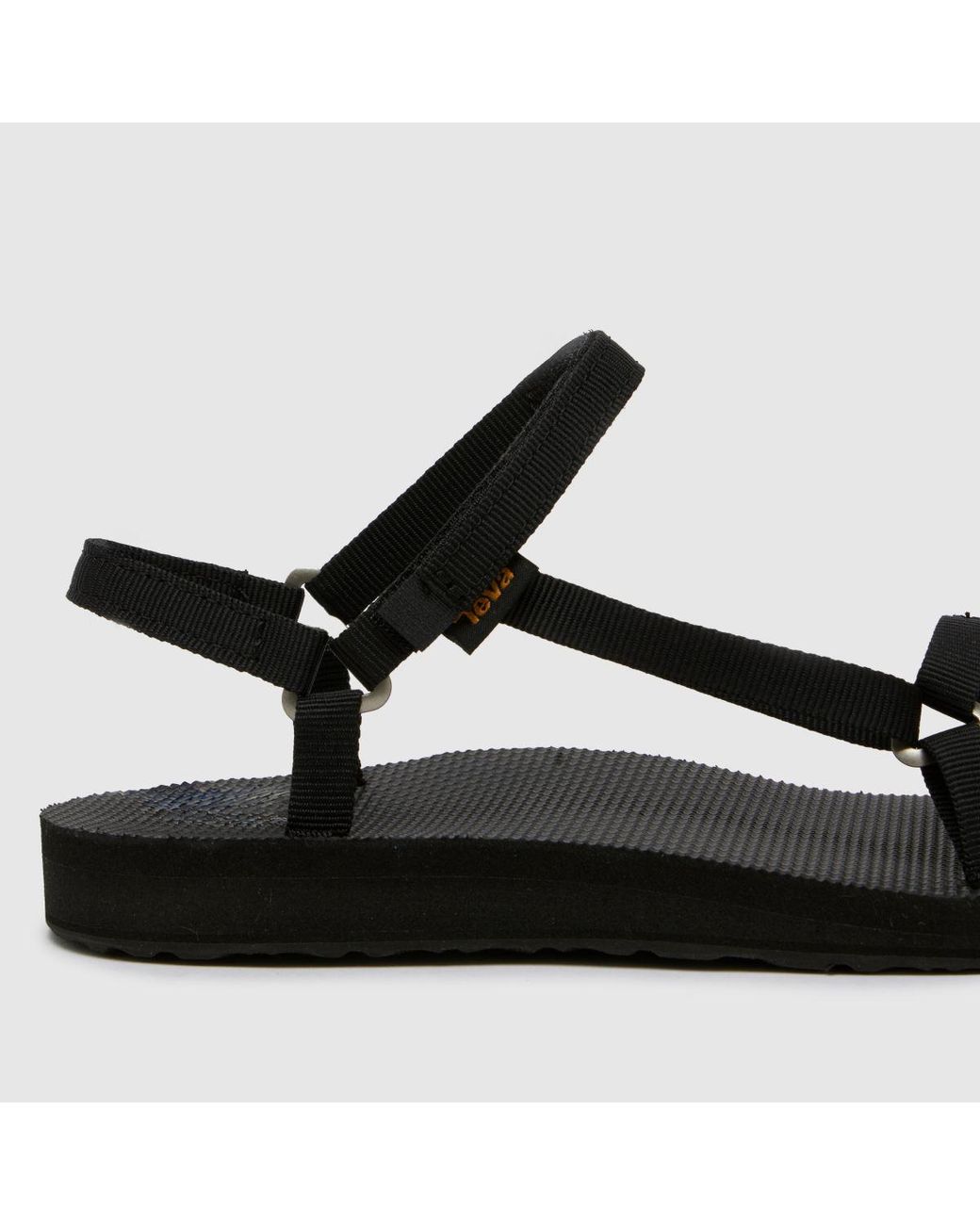 Teva Black Original Universal Slim Sandals