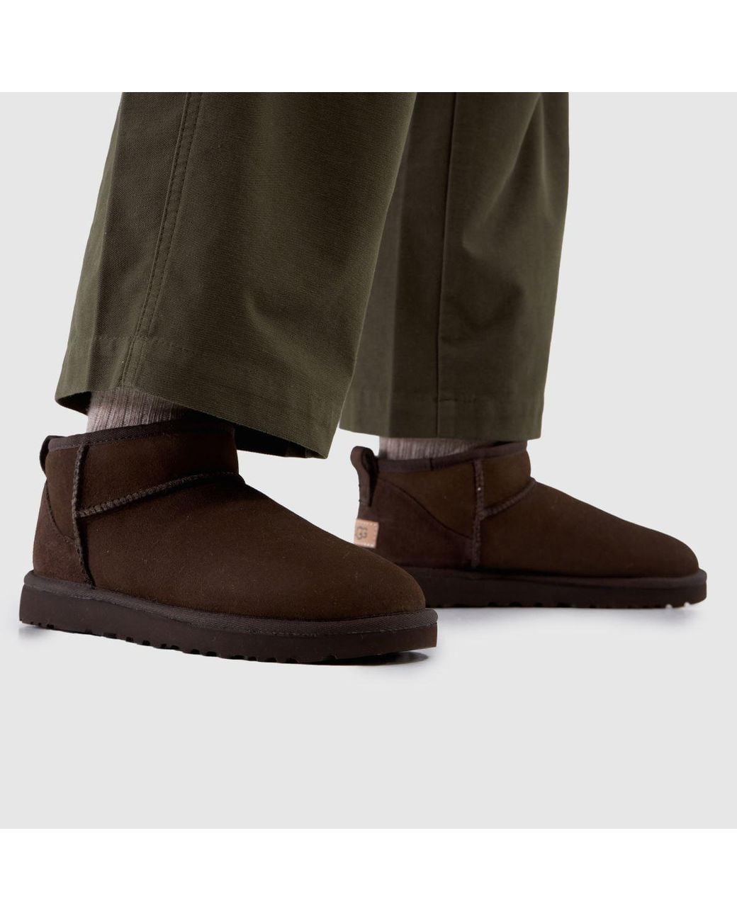 Ugg Brown Classic Ultra Mini Ii Boots