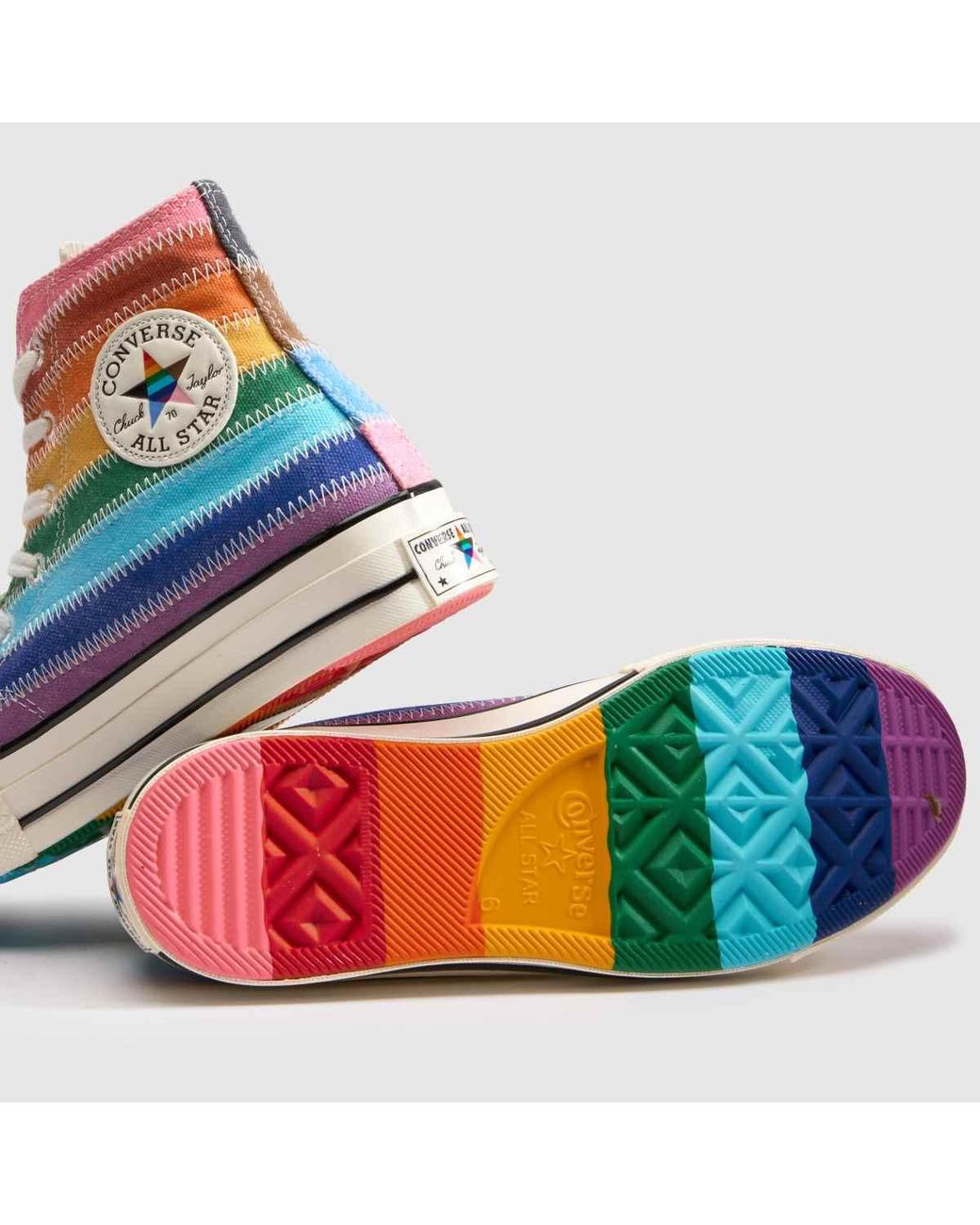 Converse Blue Chuck 70 Pride Trainers