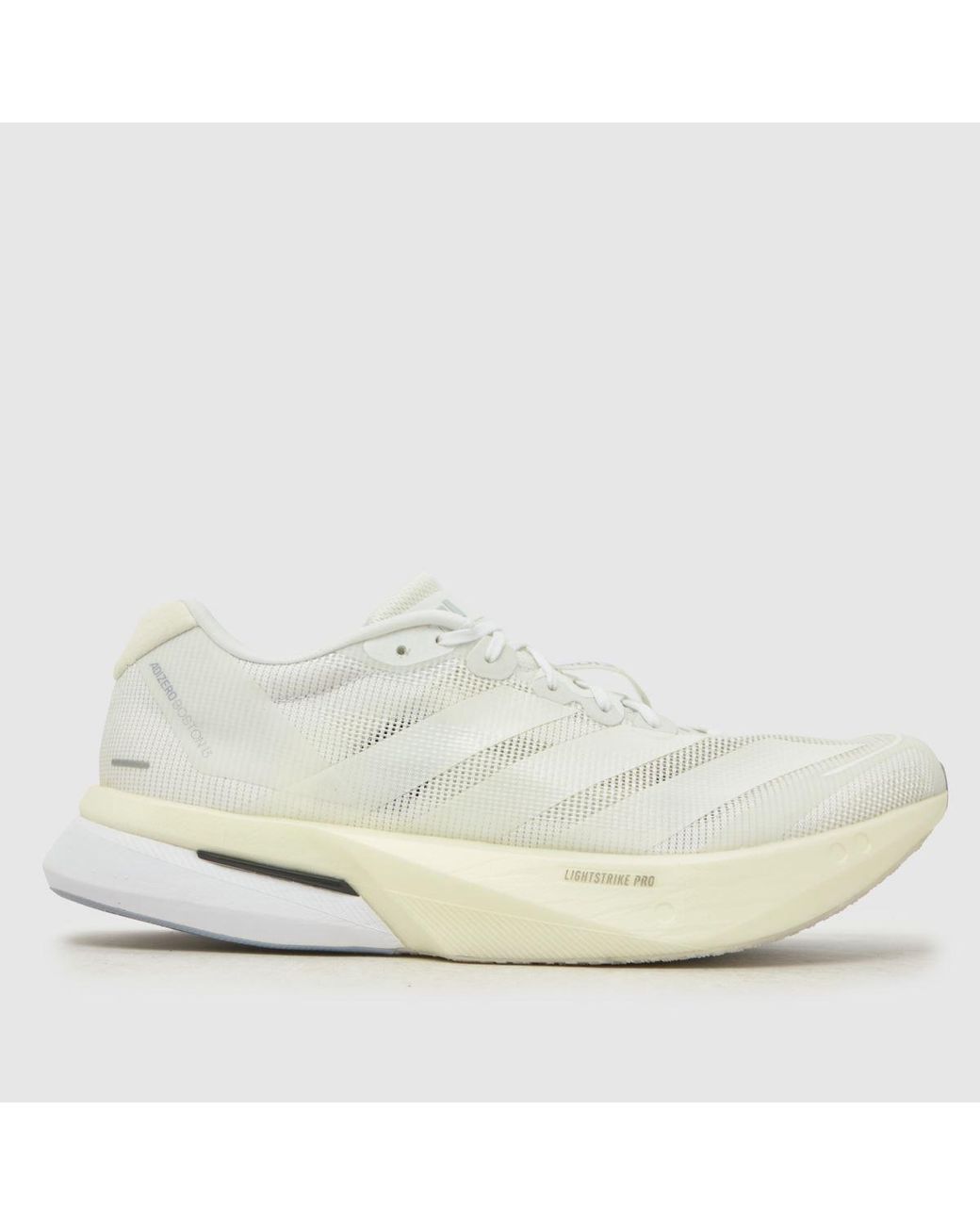 Adidas White Adizero Boston 13 Trainers for men