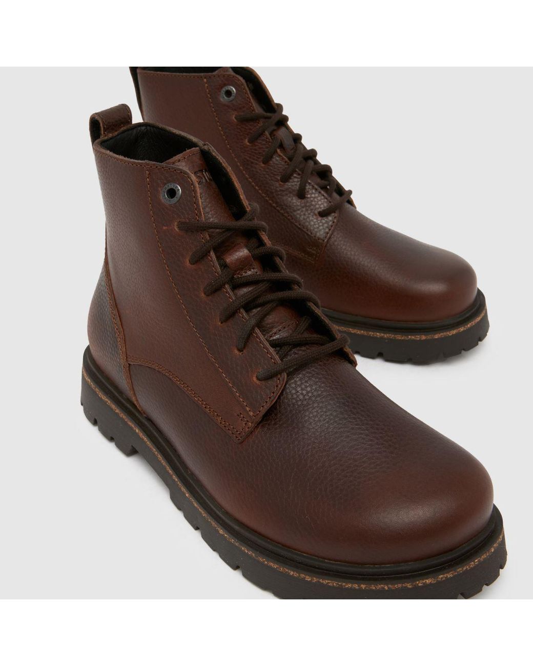 Birkenstock Brown Highwood Lace Mid Boots
