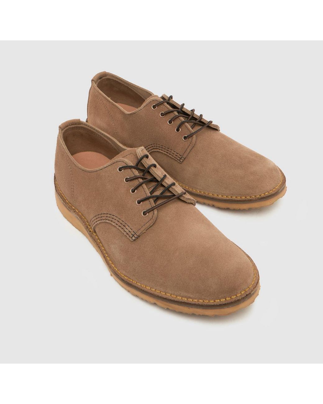 Red Wing Brown Weekender Oxford Shoes for men