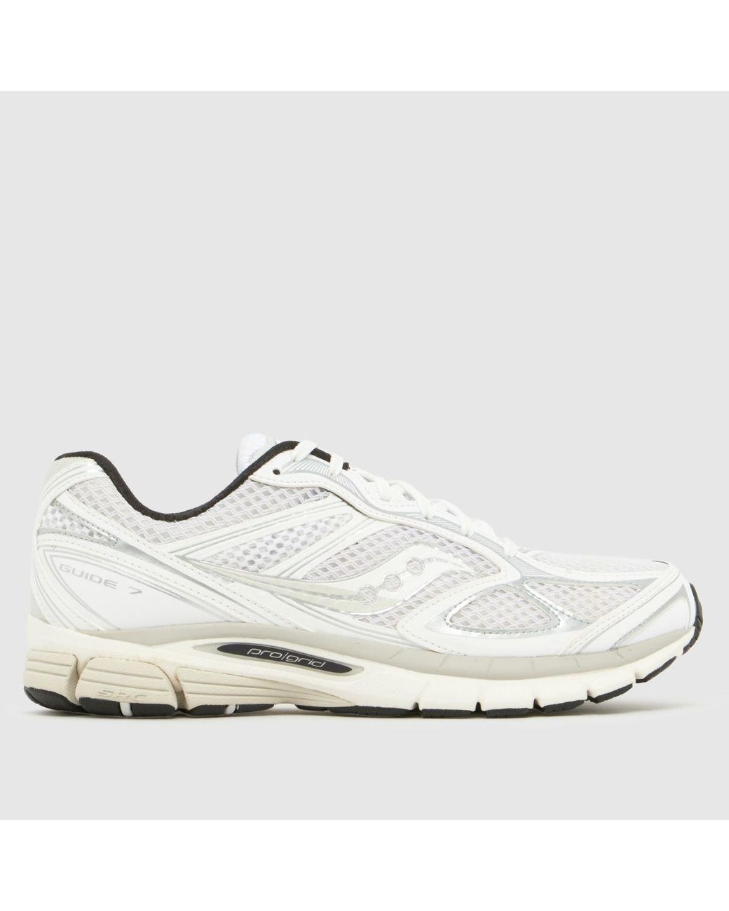Saucony White Guide 7 Trainers for men