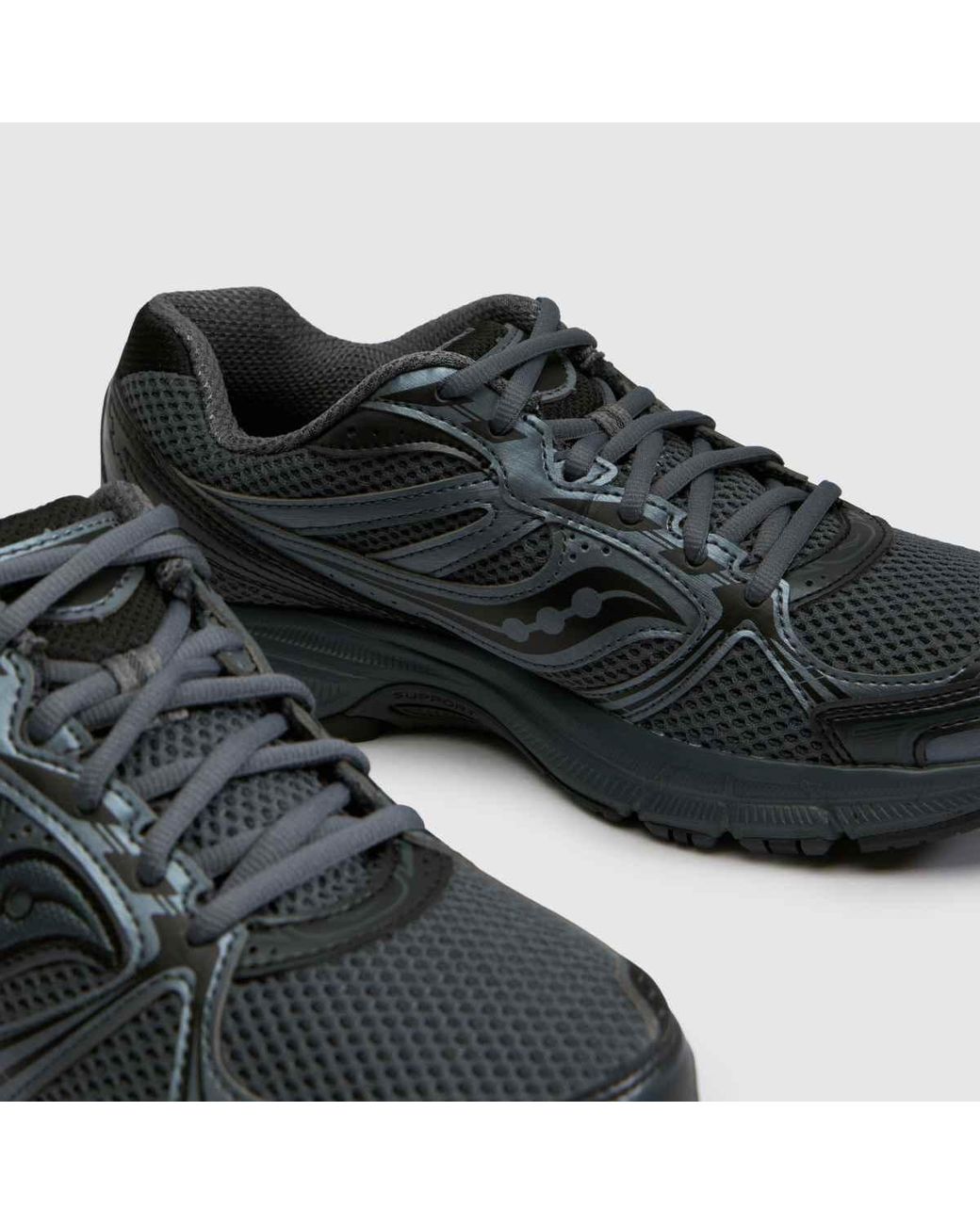 Saucony Black Grid Legacy Trainers