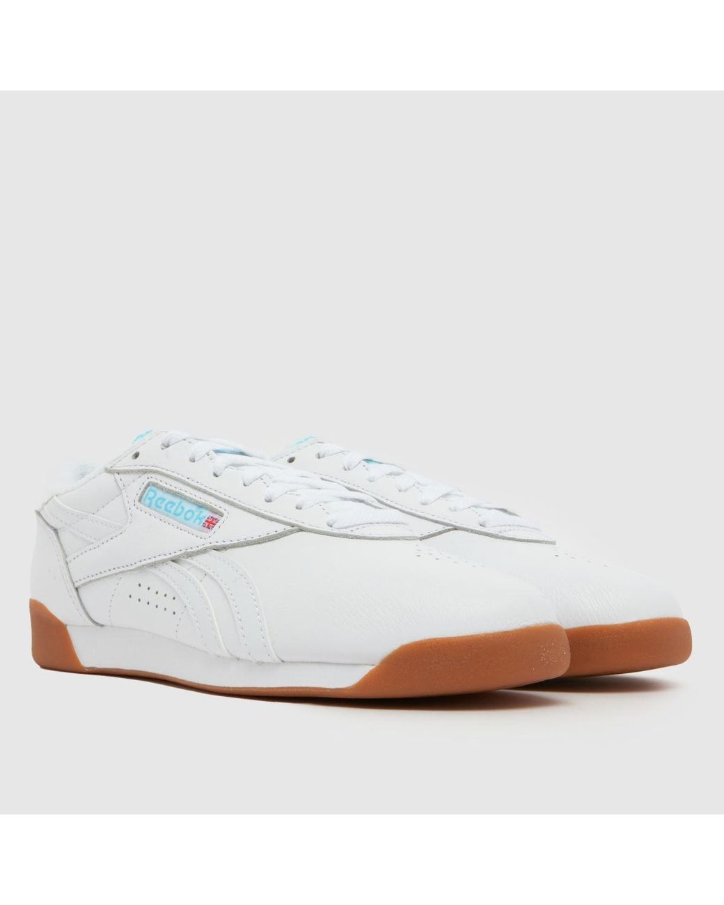 Reebok White Freestyle Lo Trainers