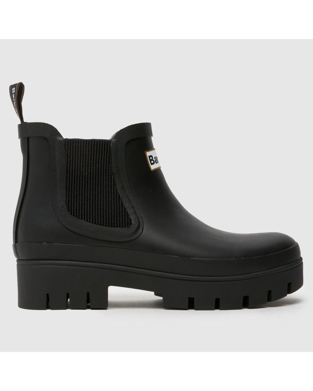 Barbour Black Halton Wellington Boots