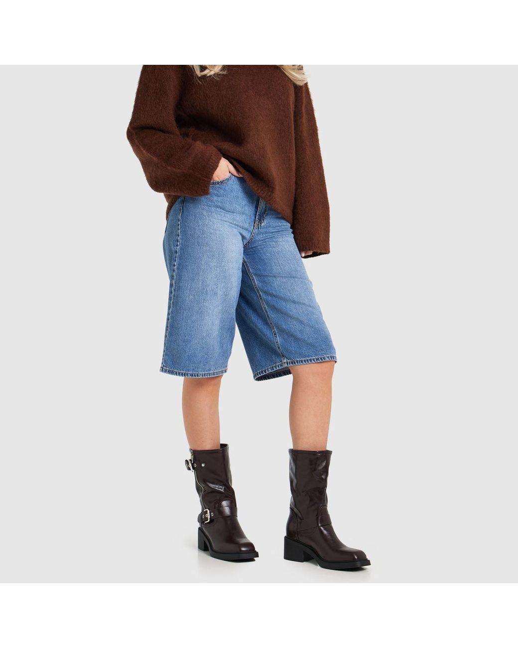 SIMMI Brown Ivani Mid Boots