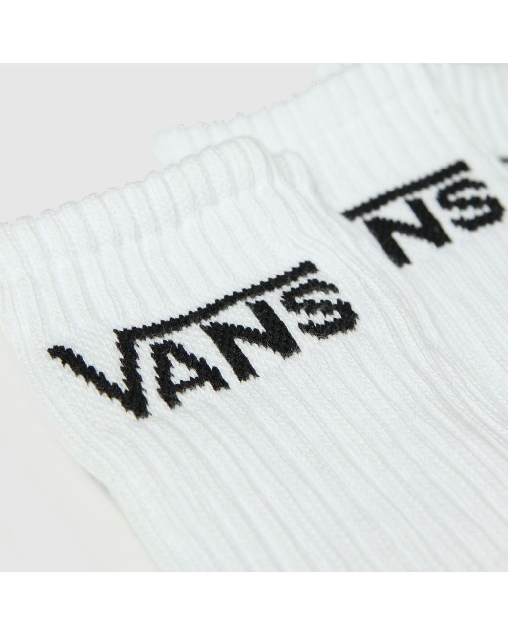 Vans White Classic Crew Socks 3 Pack for men