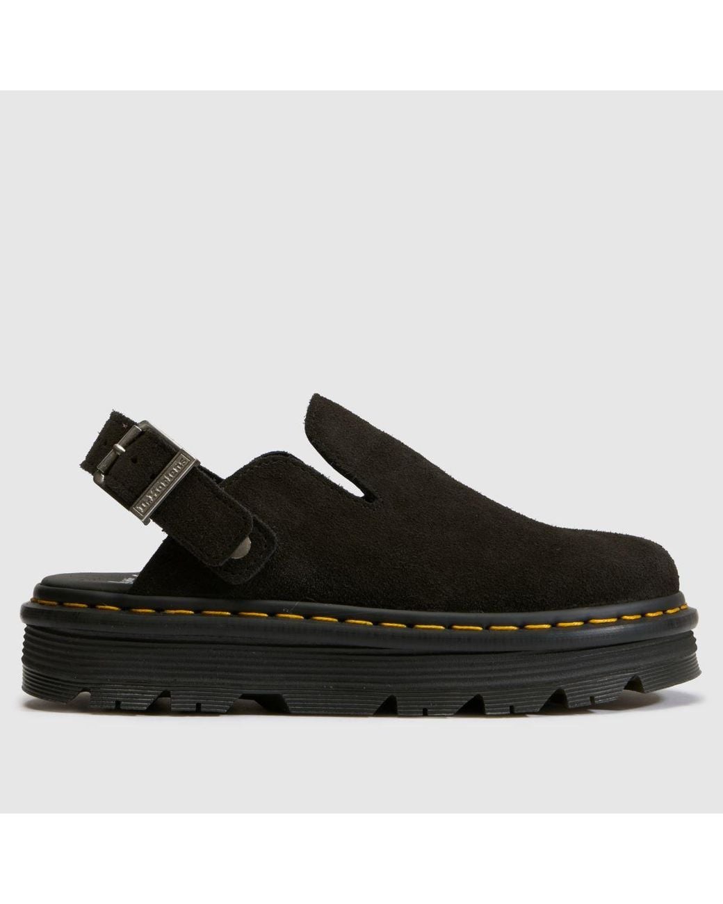Dr. Martens Black Zebzag Mule Sandals