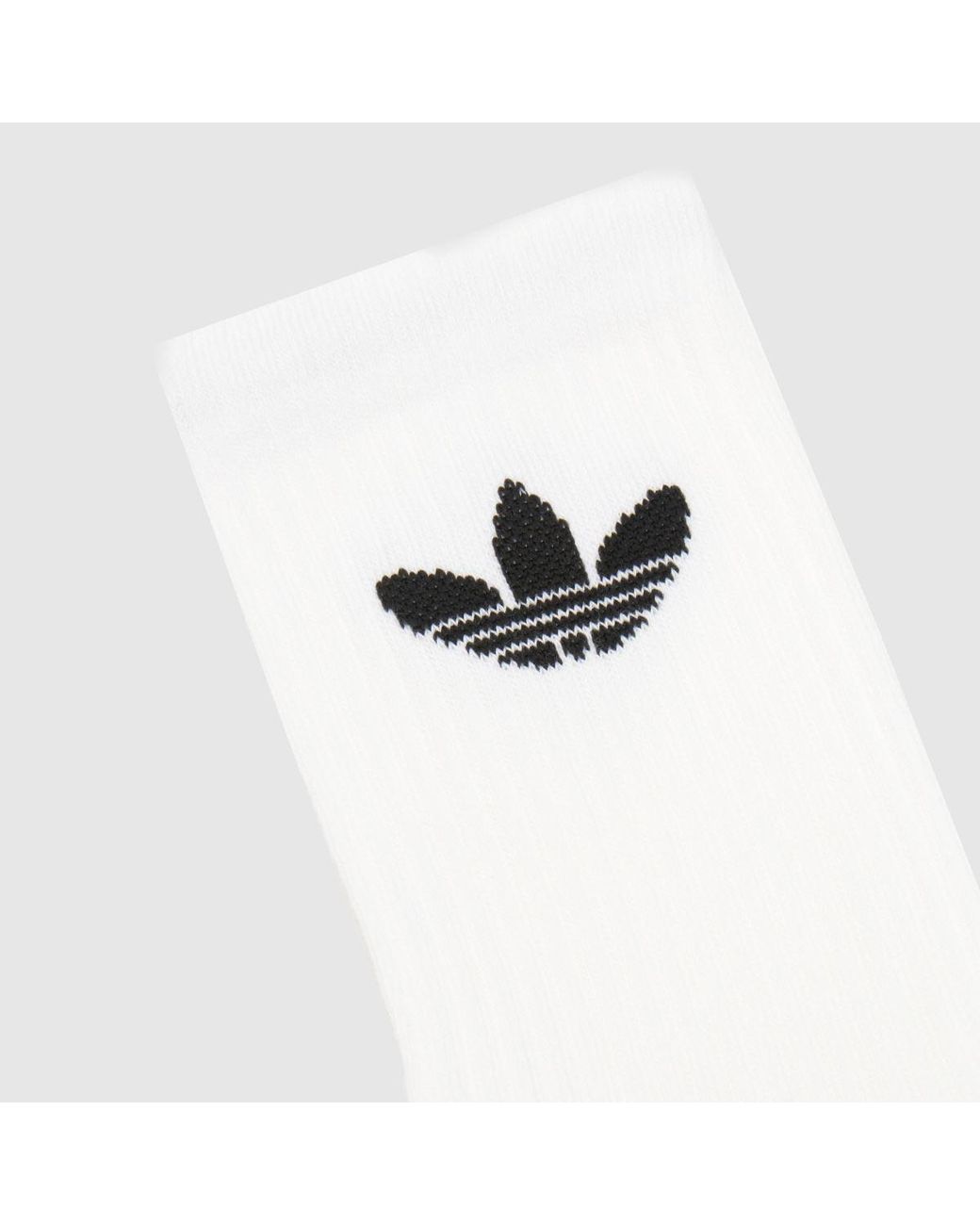 Adidas White Originals Crew Socks 3 Pack
