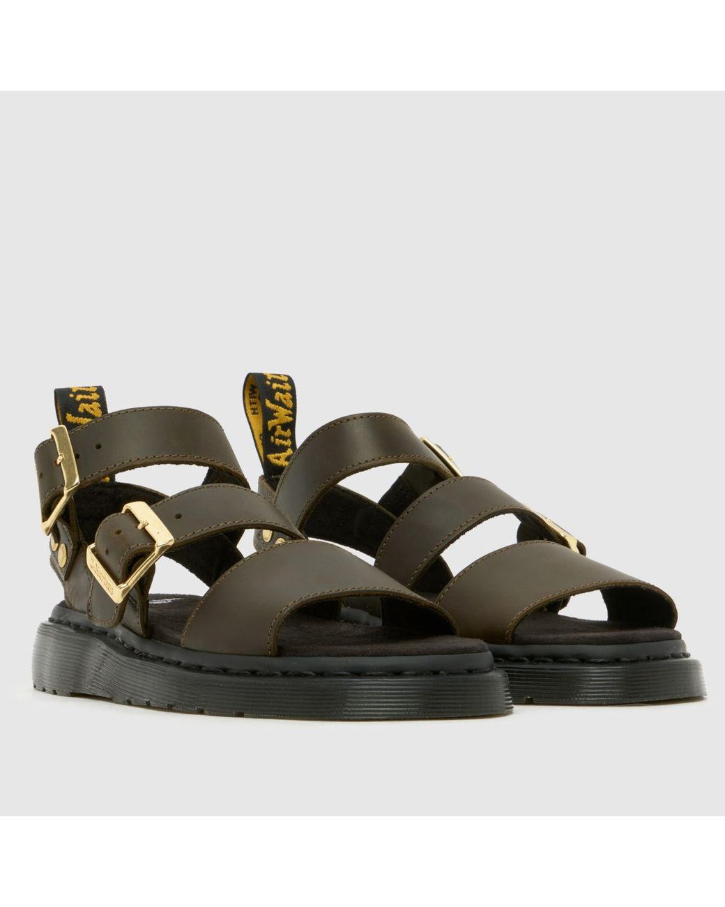 Dr. Martens Black Gryphon Sandals