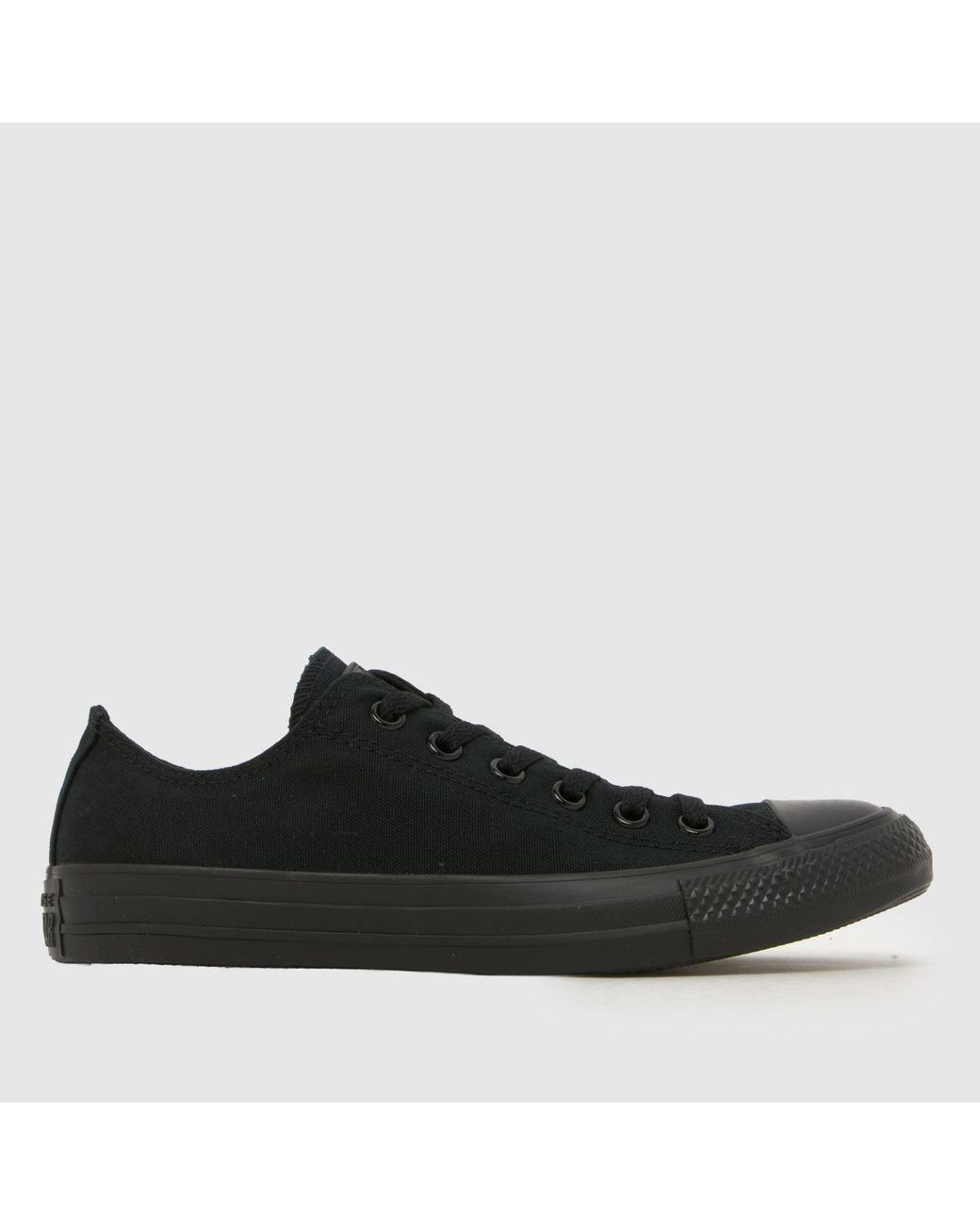 Converse Black All Star Oxford Mono Trainers