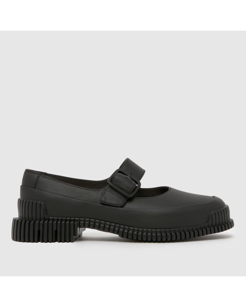 Camper Black Pix Heeled Mary Jane Flats