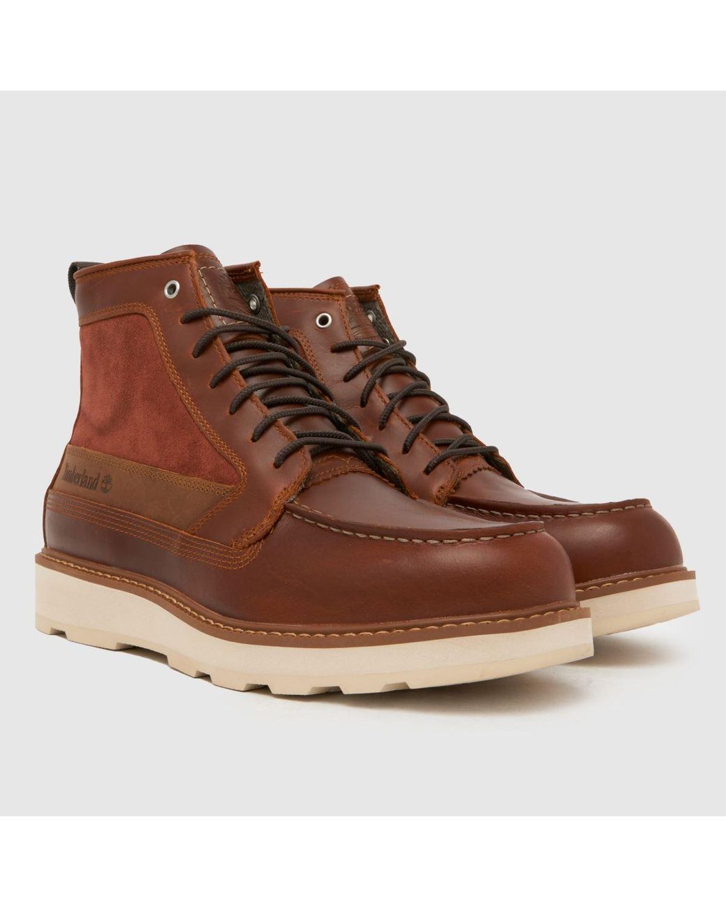 Timberland Brown Britton Mills Waterproof Boots for men