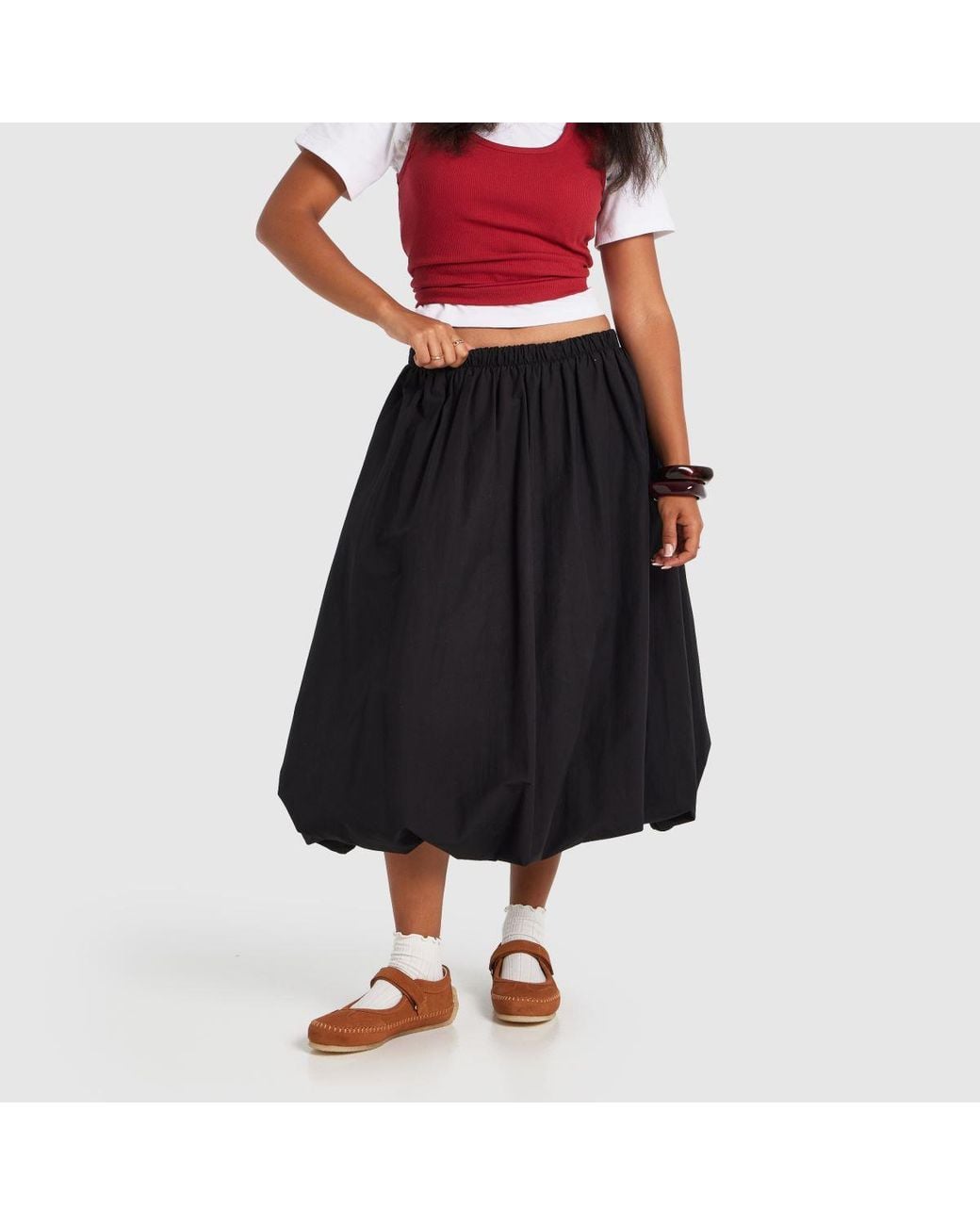 Clarks Brown Tor Low Bar Flats