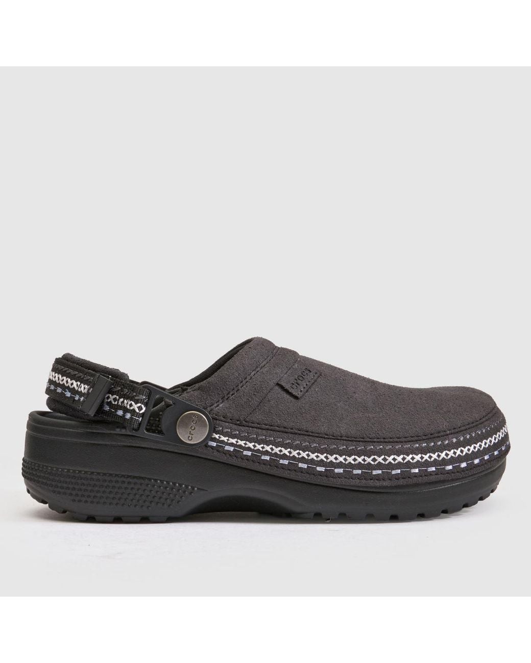CROCSTM Black Classic Crafted Clog Sandals