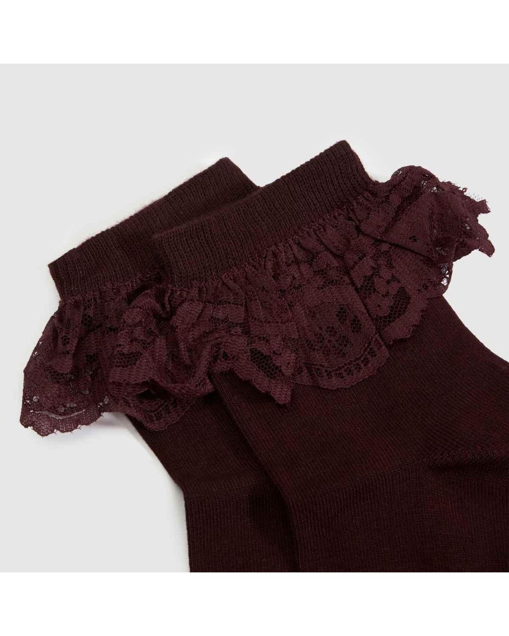 Dr. Martens Brown Frill Sock