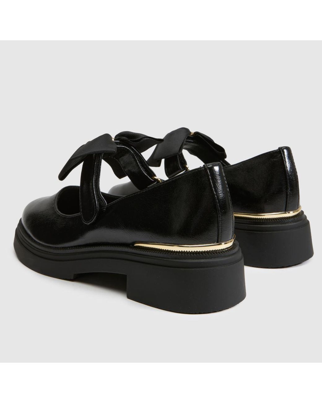 Schuh Black Lindley Bow Mary Jane Flats
