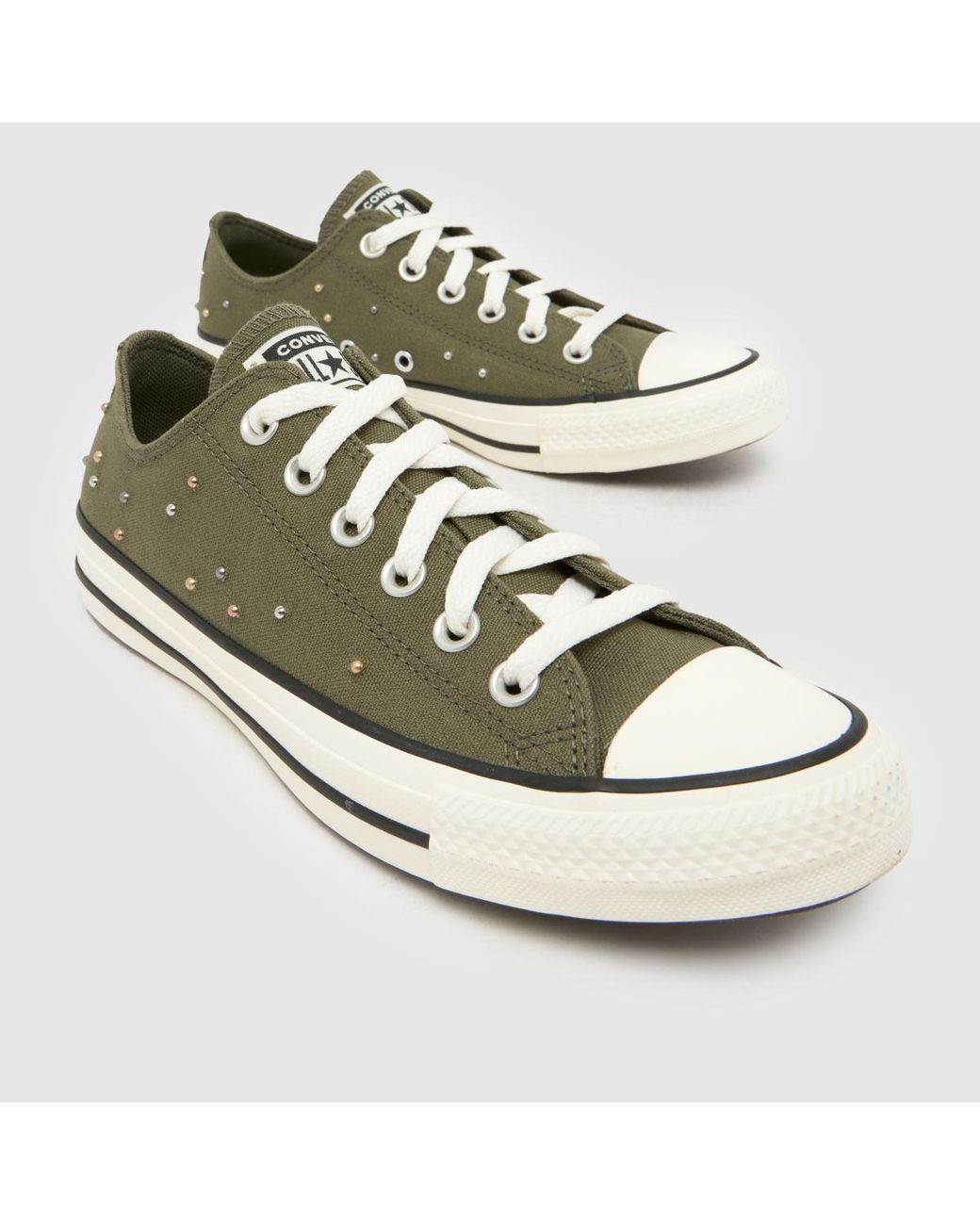 Converse Green All Star Ox Trainers