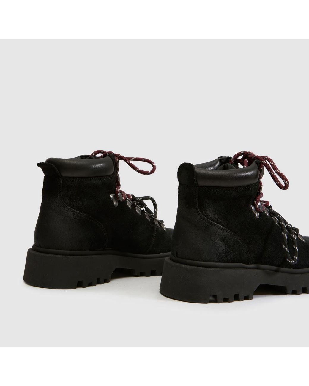 Schuh Black Candice Suede Hiker Boots