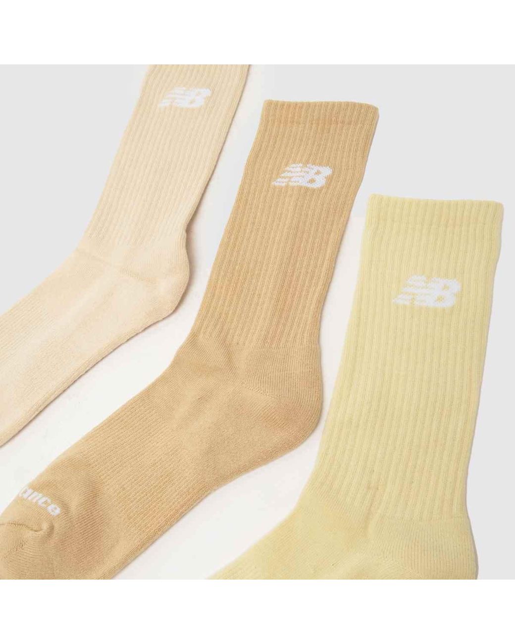 New Balance White Everyday Crew Sock 6 Pk