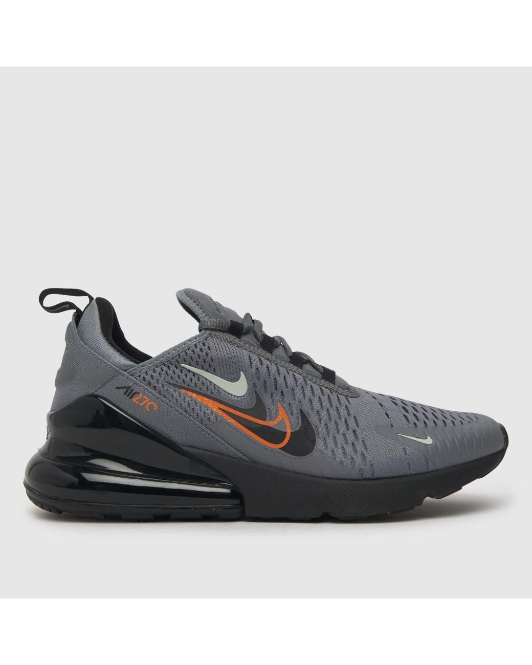Nike Air Max 270 Trainers In Grey Black for Men Lyst UK