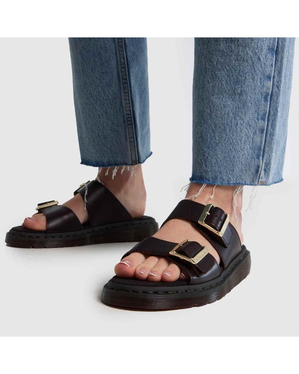 Dr. Martens Black Josef Sandals