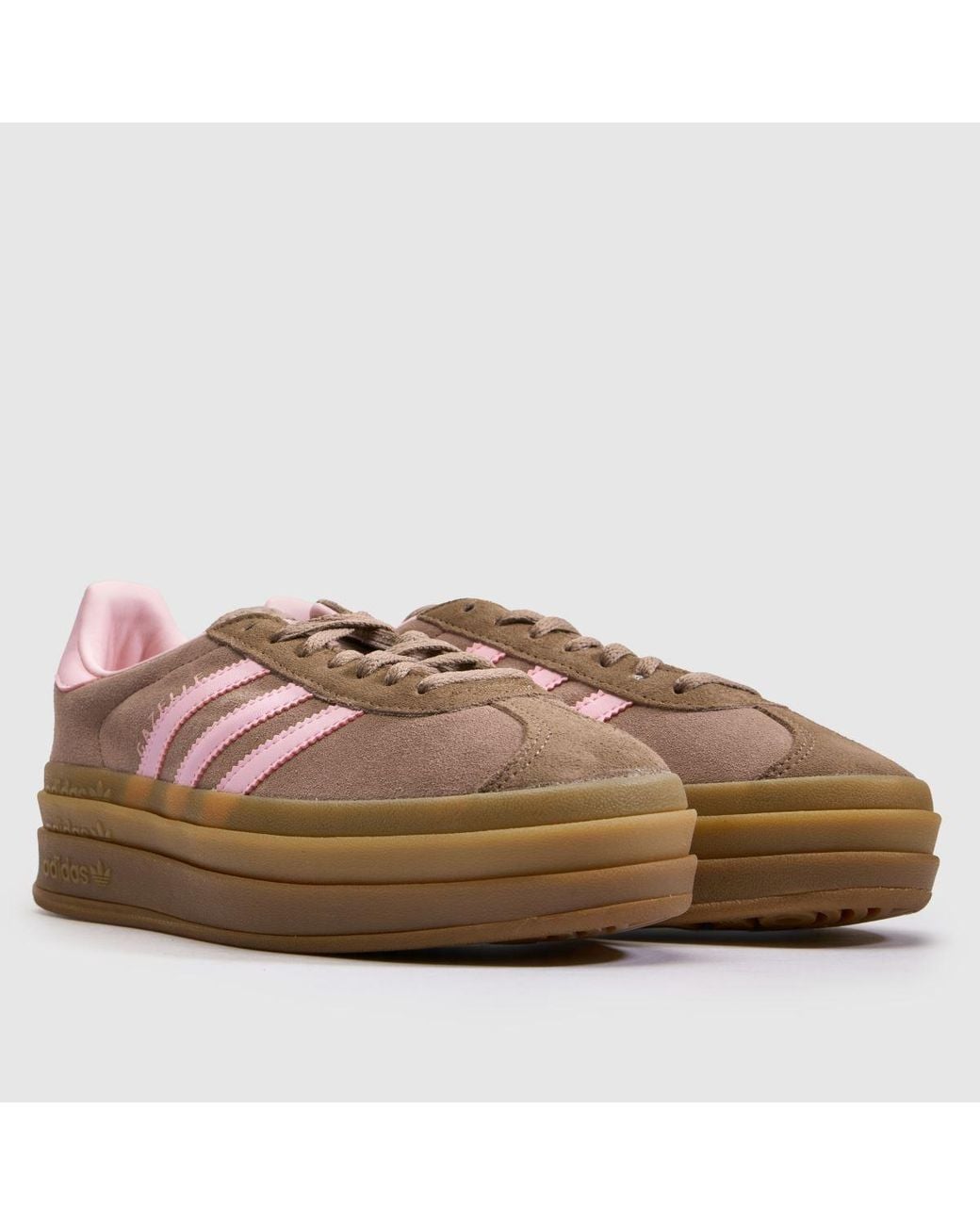 Adidas Brown Gazelle Bold Trainers