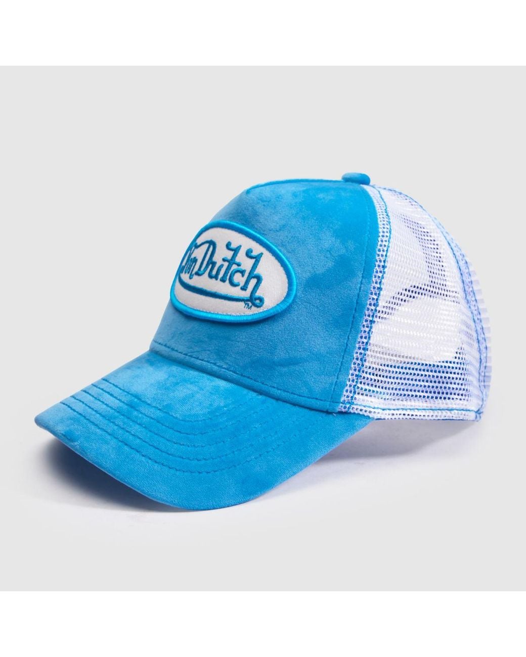 Von Dutch Blue Velvet Trucker Cap