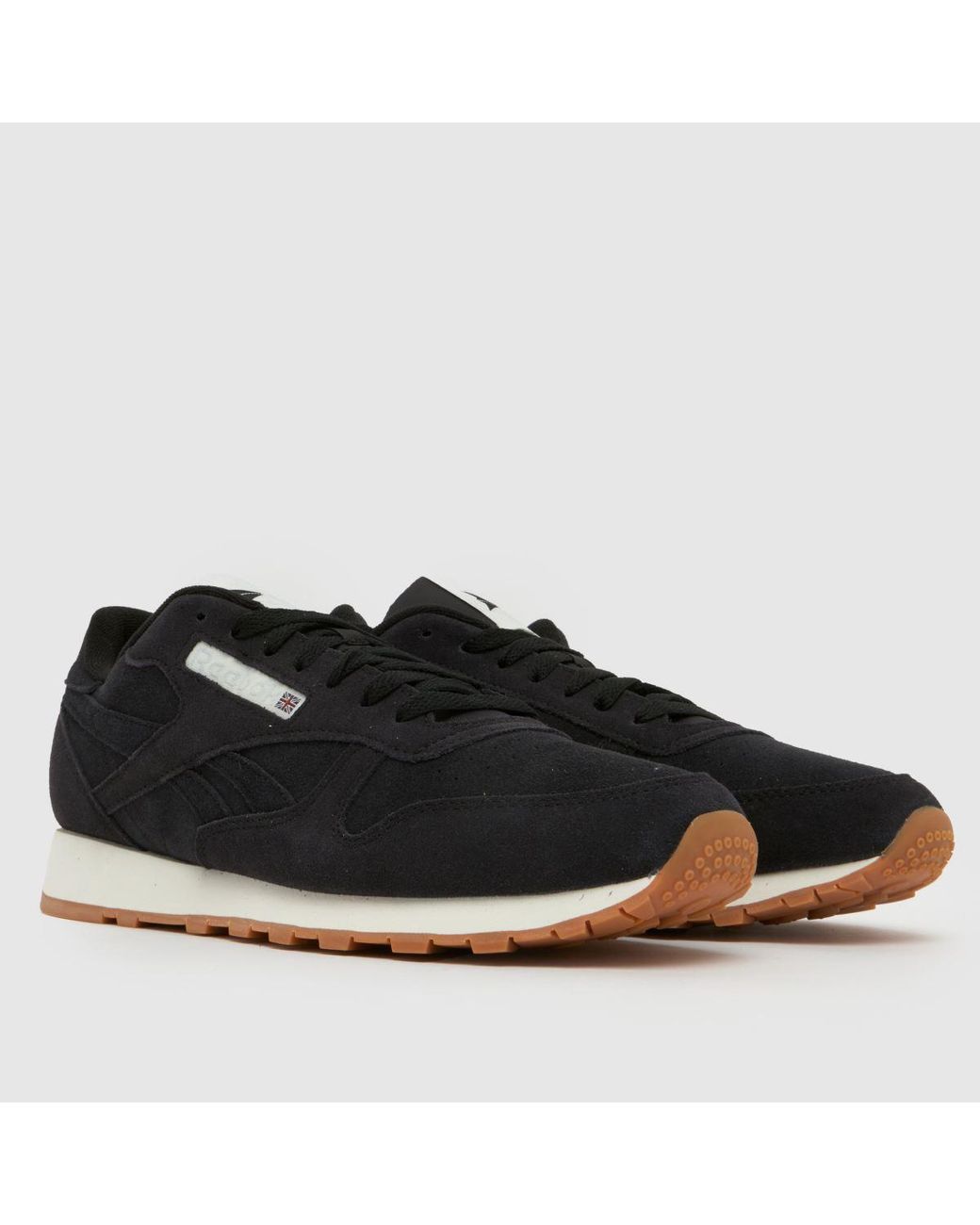 Reebok Black Classic Leather Trainers for men