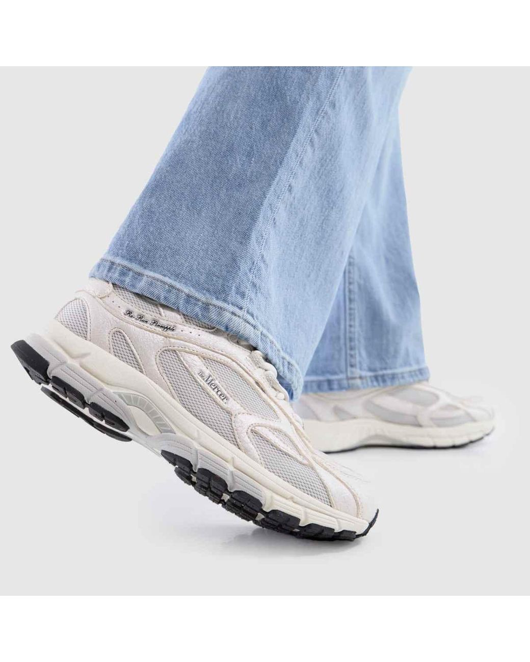 Mercer White Re-Run Pineapple Trainers