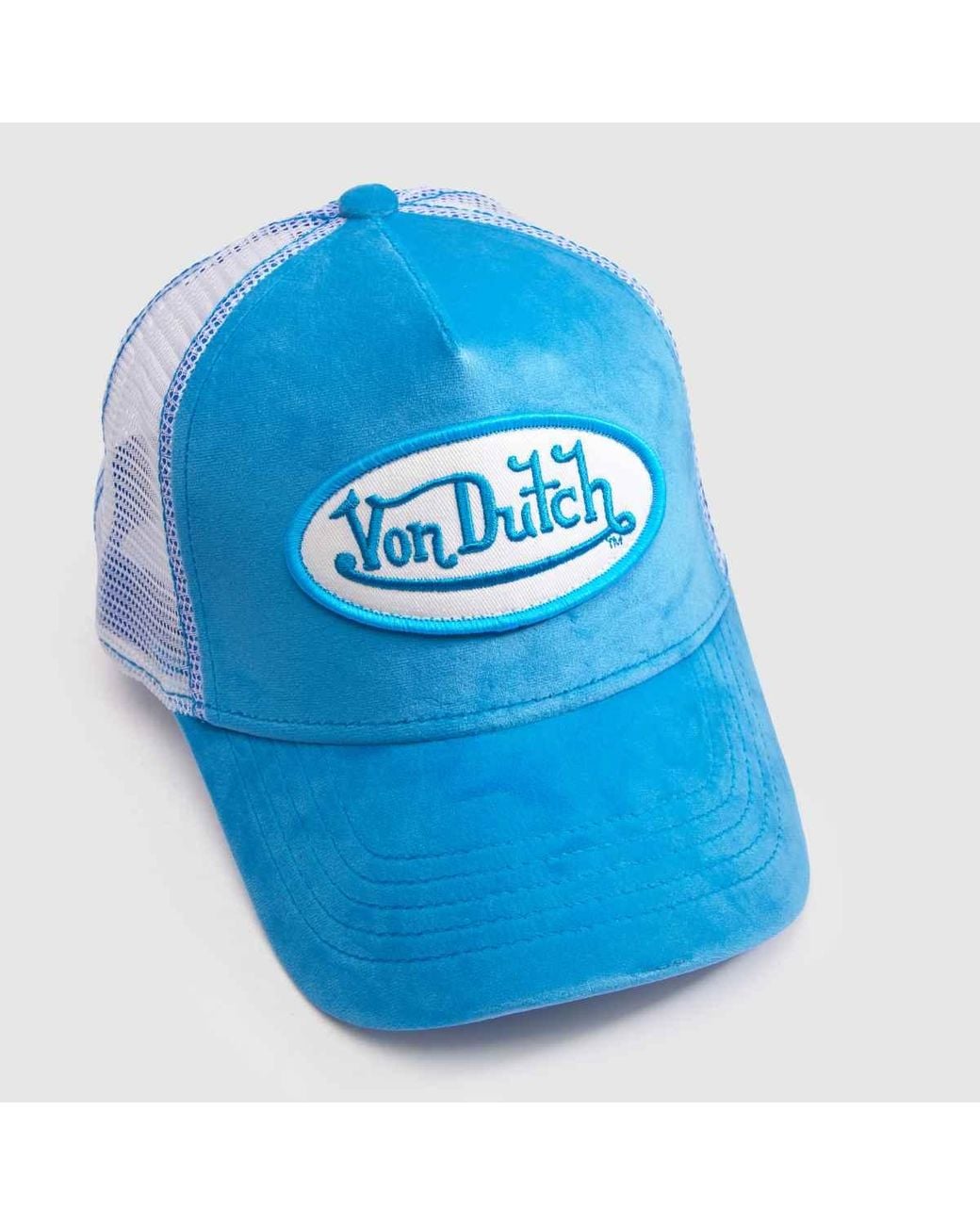 Von Dutch Blue Velvet Trucker Cap
