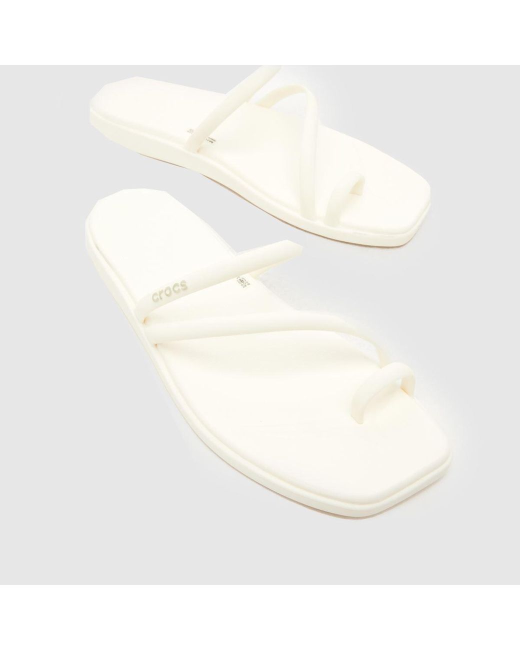 CROCSTM White Miami Toe Loop Sandals