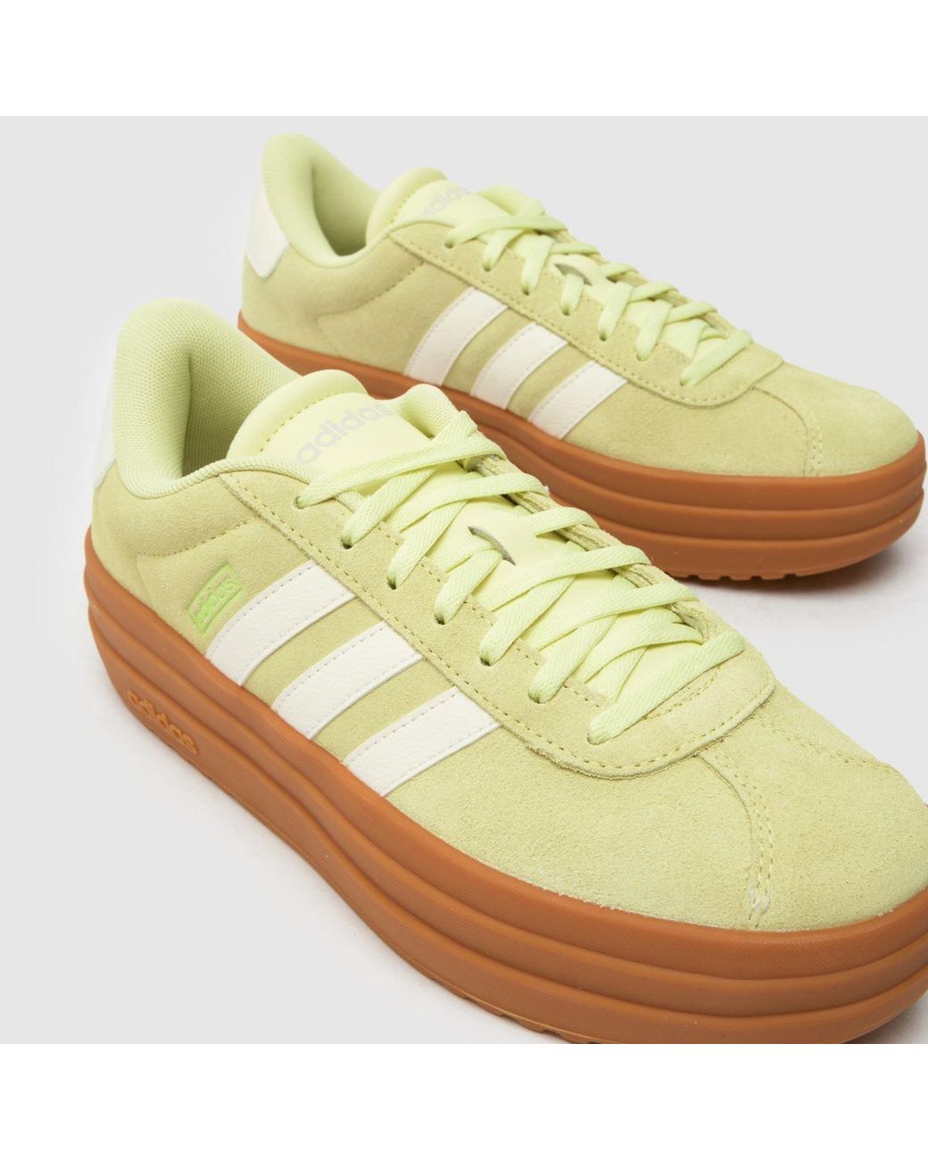Adidas Yellow Vl Court Bold Trainers